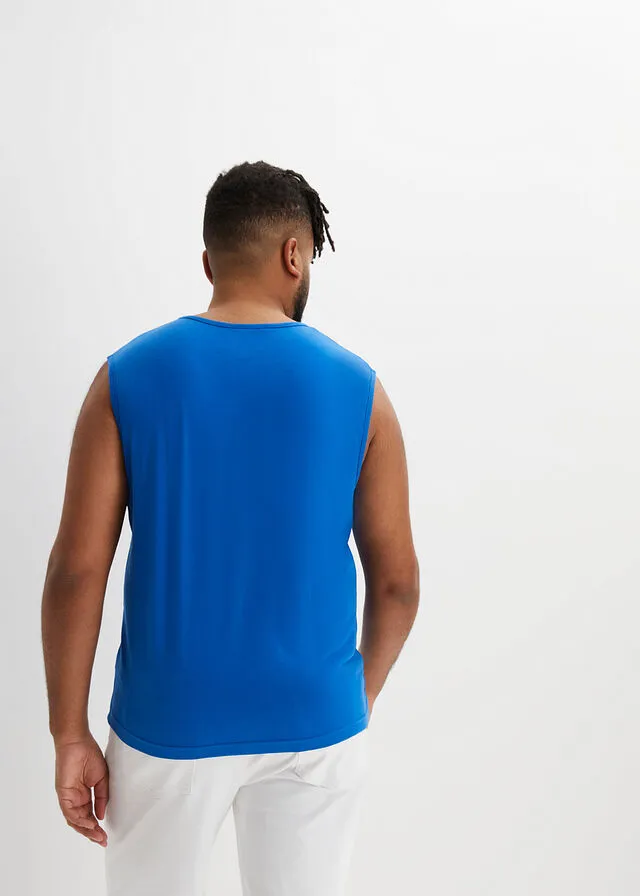 Camiseta de tirantes (3 unidades) Naranja + azur + azul perla